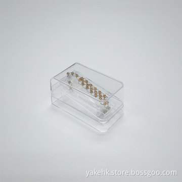 Hard Covered Clear Plastic Jewelry Display Boxes OEM Custom Printed Packaging Wholesale